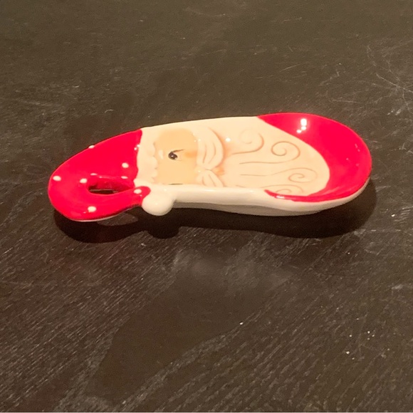 Johanna Parker Santa Claus Ceramic Spoon Rest - Nostalgic Christmas Collection - Picture 5 of 7
